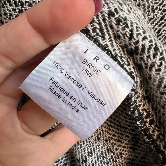 IRO Birnie Tweed Fringe Mini Sweater Dress Size EU 36 (US 4) - Picture 6 of 7